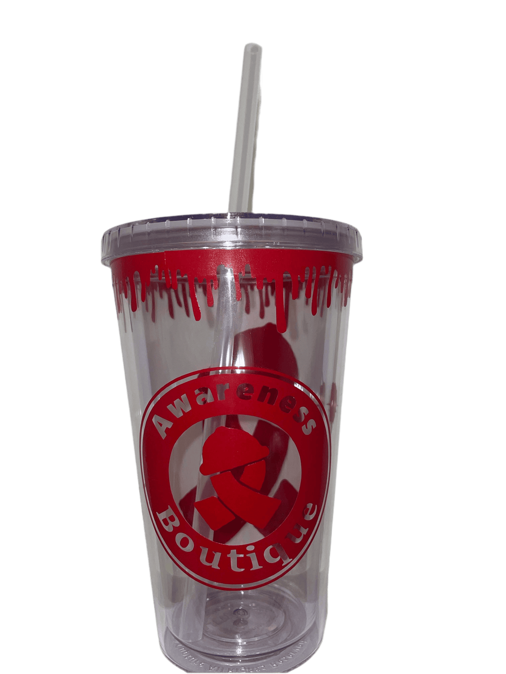 Red Ribbon Tumbler - Awareness Boutique