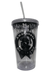 Black Ribbon Tumbler - Awareness Boutique