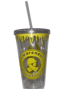 Yellow Ribbon Tumbler - Awareness Boutique