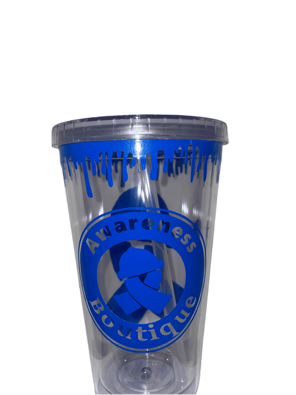 Blue Ribbon Tumbler - Awareness Boutique