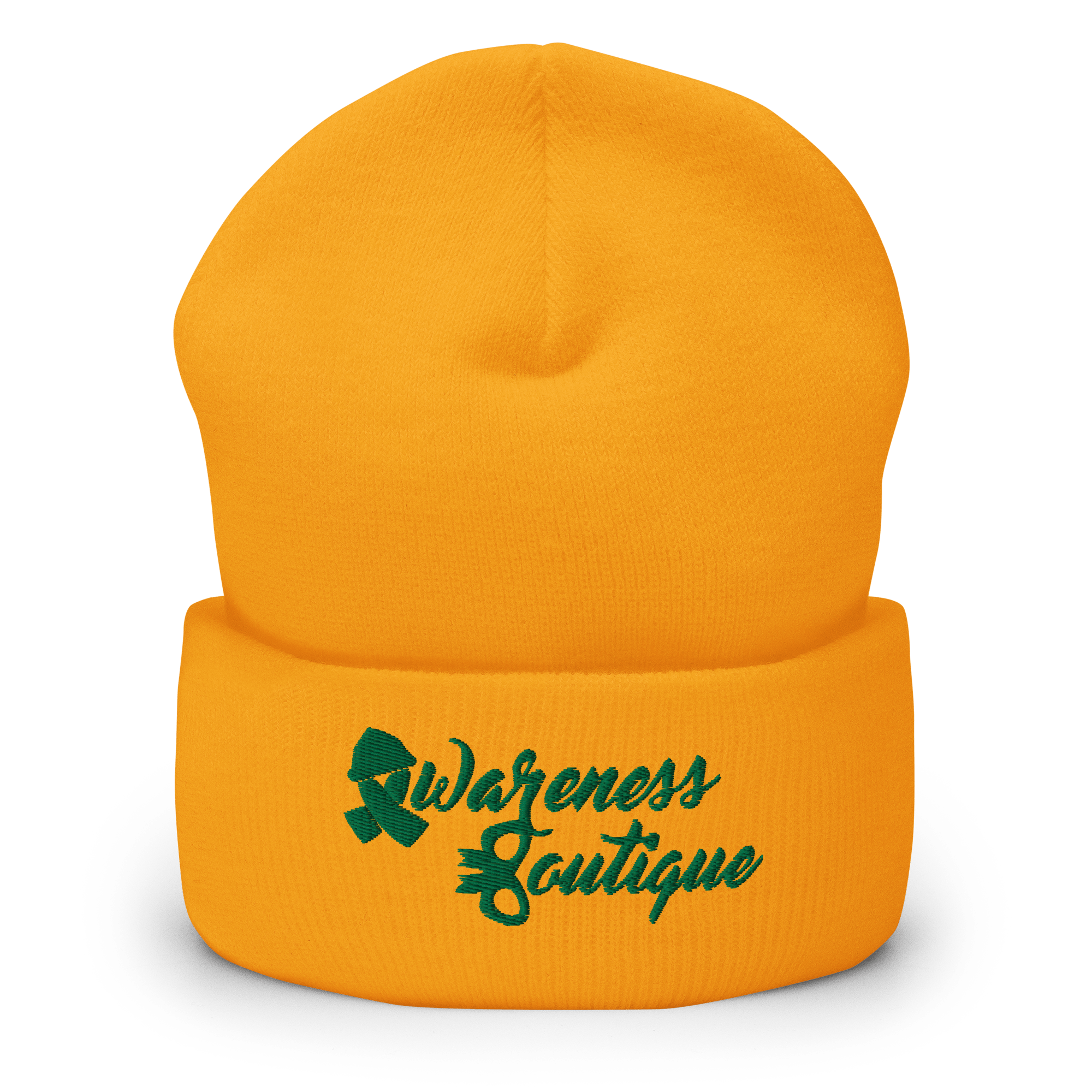 Green RibbonCuffed Beanie - Awareness Boutique
