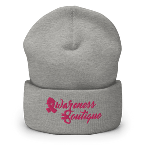 Pink Ribbon Cuffed Beanie - Awareness Boutique