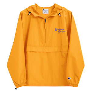 Embroidered Purple Ribbon Champion Packable Jacket - Awareness Boutique