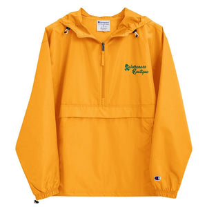 Embroidered Green Ribbon Champion Packable Jacket - Awareness Boutique