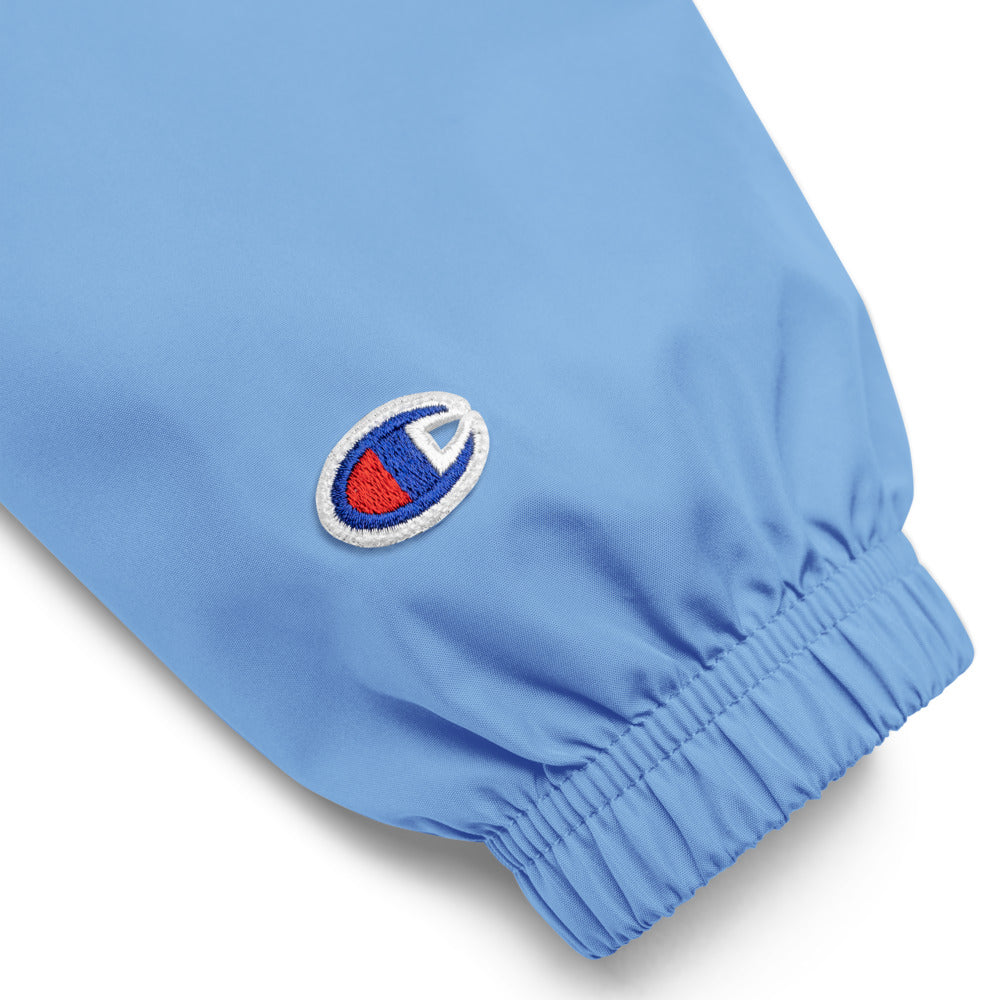 Autism Awareness Embroidered Champion Packable Jacket - Awareness Boutique