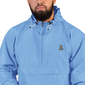 Autism Awareness Embroidered Champion Packable Jacket - Awareness Boutique