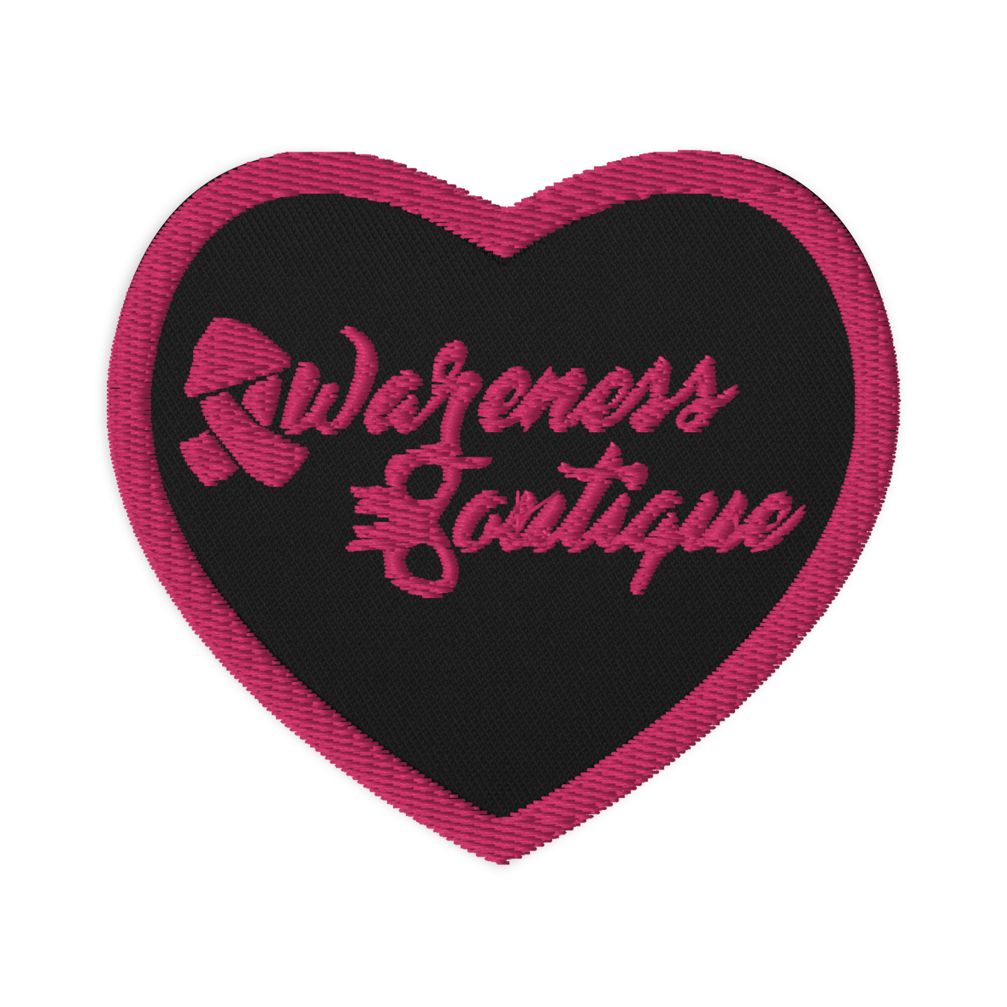 Pink Ribbon Embroidered Patch - Awareness Boutique