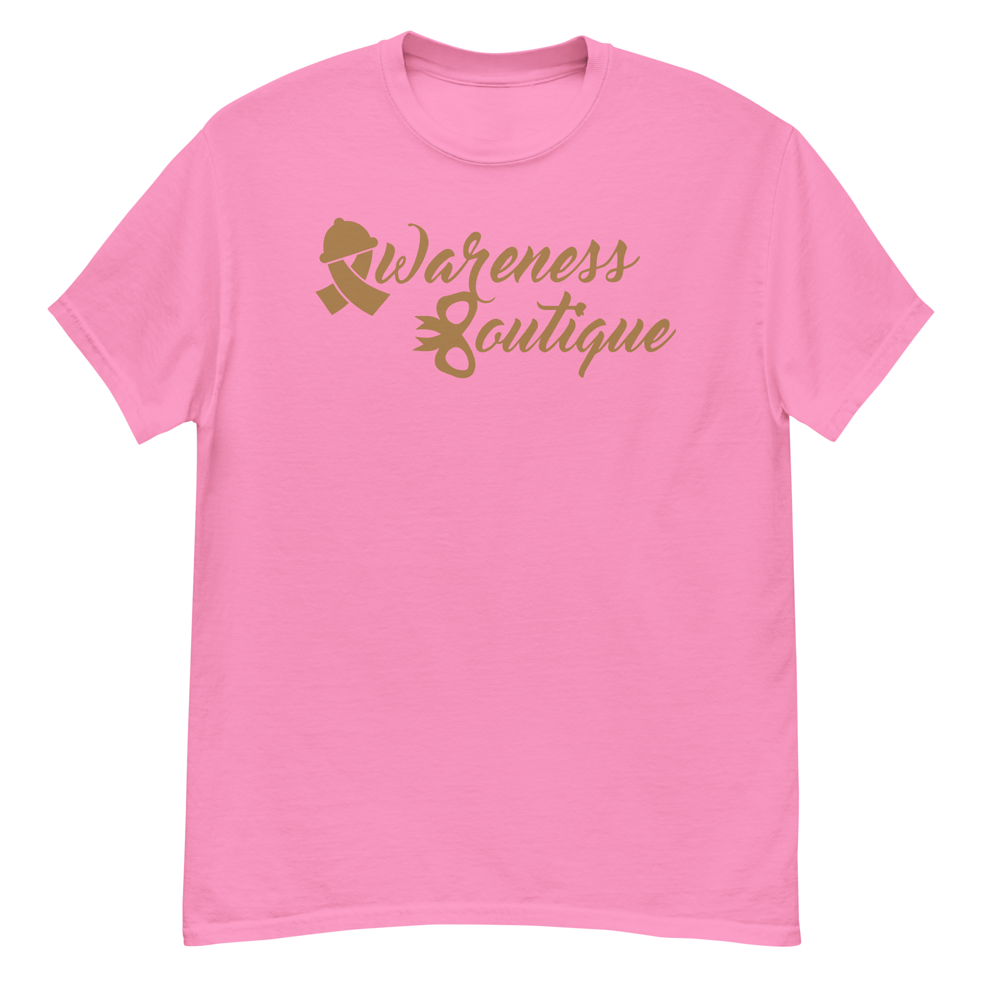 Gold Ribbon Tee - Awareness Boutique