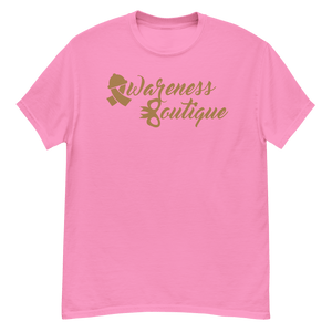 Gold Ribbon Tee - Awareness Boutique