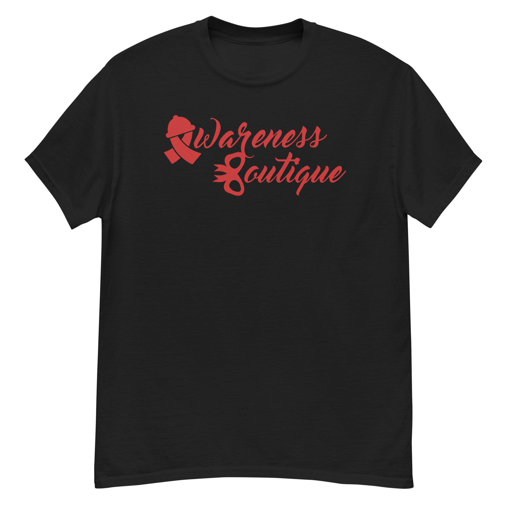 Red Ribbon Tee - Awareness Boutique