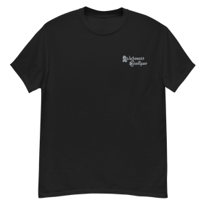 Grey Ribbon Embroidered Tee - Awareness Boutique