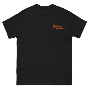 Orange Ribbon Embroidered Tee - Awareness Boutique