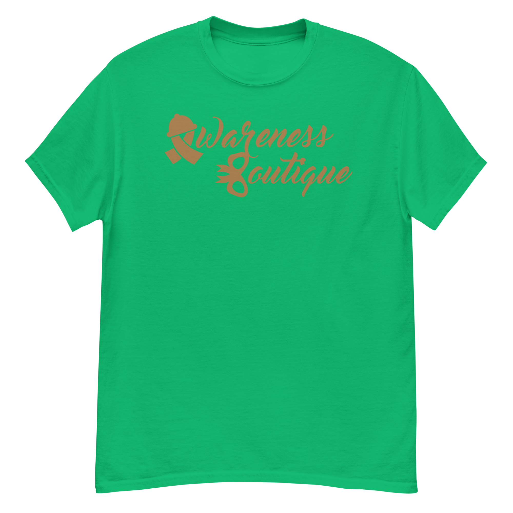 Gold Ribbon Tee - Awareness Boutique