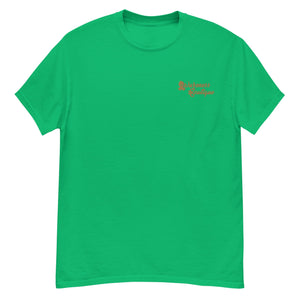 Gold Ribbon Embroidered Tee - Awareness Boutique