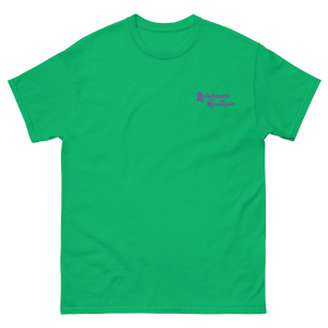 Purple Ribbon Embroidered Tee - Awareness Boutique