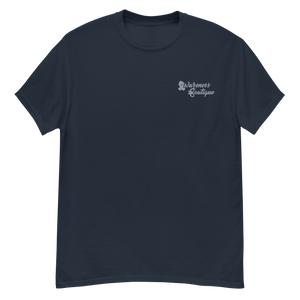 Grey Ribbon Embroidered Tee - Awareness Boutique