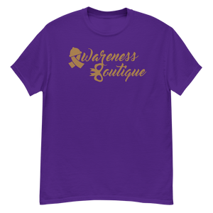 Gold Ribbon Tee - Awareness Boutique