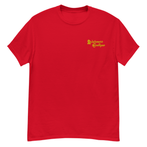 Yellow Ribbon Embroidered Tee - Awareness Boutique