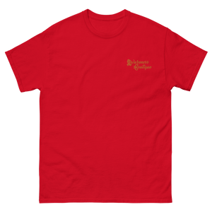 Orange Ribbon Embroidered Tee - Awareness Boutique