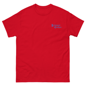 Purple Ribbon Embroidered Tee - Awareness Boutique