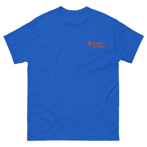 Orange Ribbon Embroidered Tee - Awareness Boutique