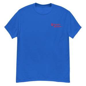 Red Ribbon Embroidered Tee - Awareness Boutique