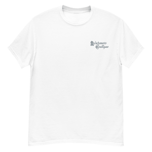 Grey Ribbon Embroidered Tee - Awareness Boutique
