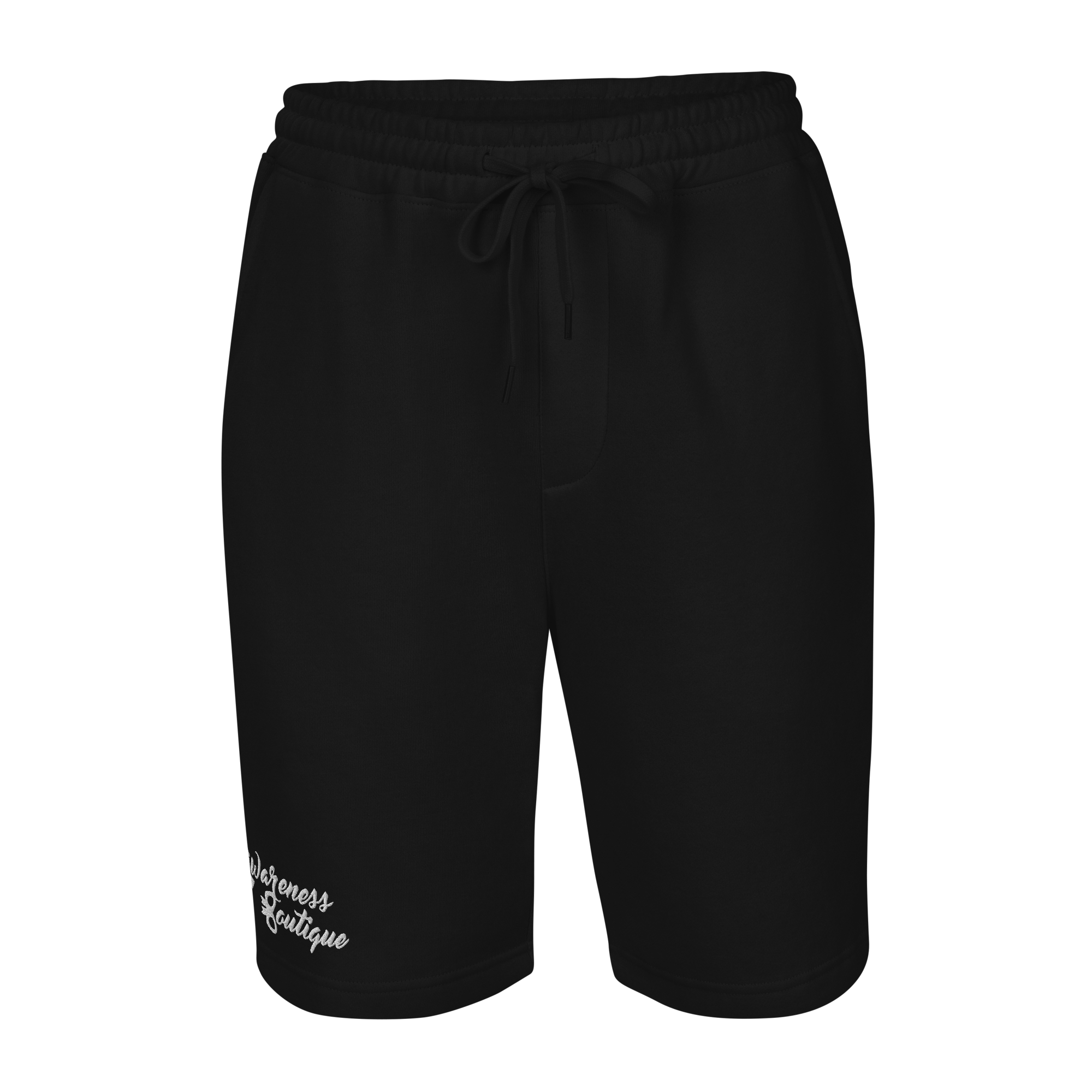 Grey Ribbon Fleece Shorts - Awareness Boutique
