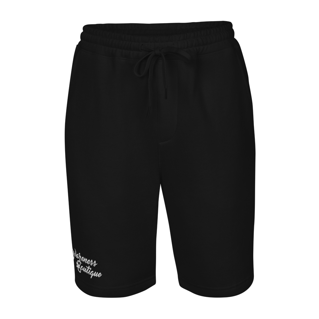 Grey Ribbon Fleece Shorts - Awareness Boutique