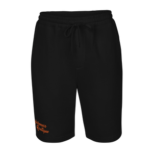Red Ribbon Fleece Shorts - Awareness Boutique