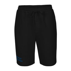 Blue Ribbon Fleece Shorts - Awareness Boutique