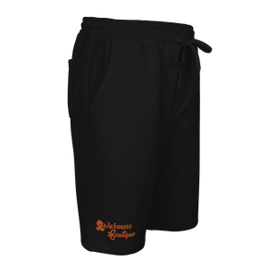 Red Ribbon Fleece Shorts - Awareness Boutique
