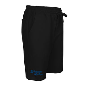 Blue Ribbon Fleece Shorts - Awareness Boutique