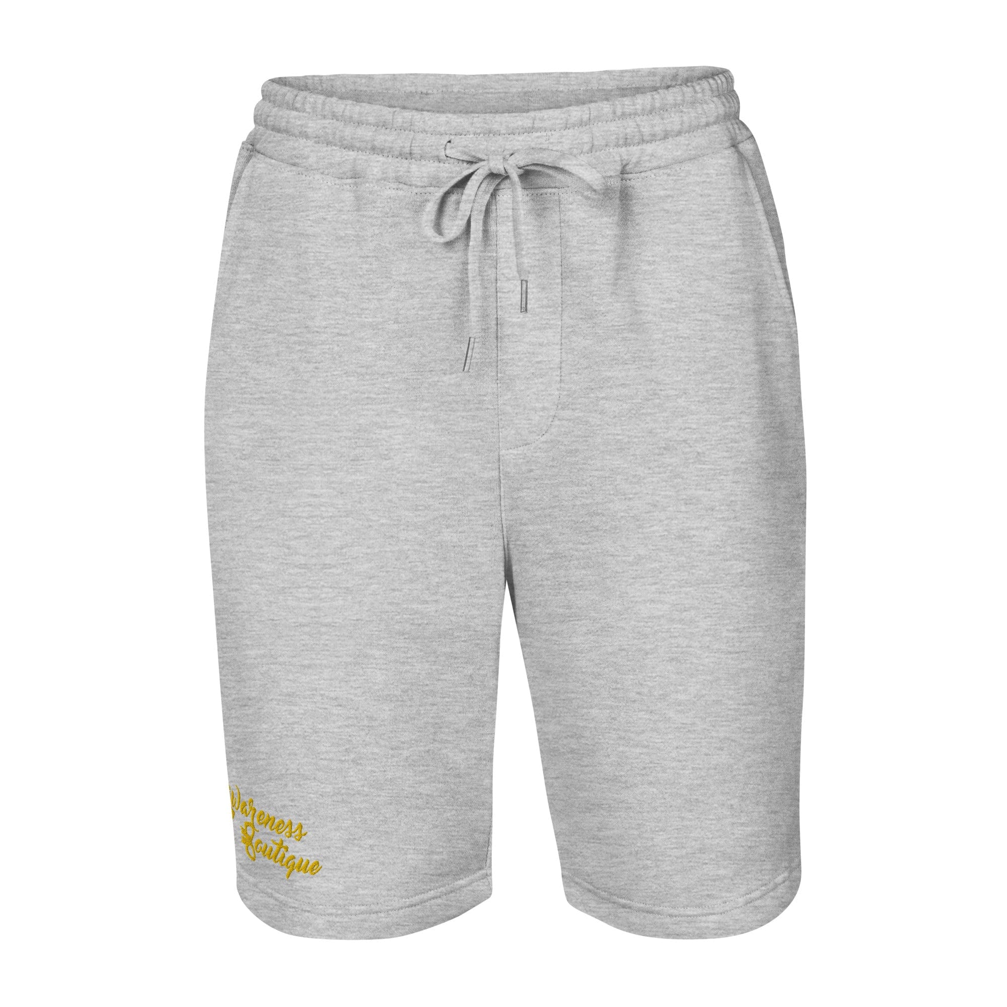 Yellow Ribbon Fleece Shorts - Awareness Boutique