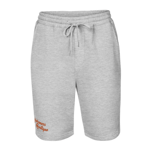 Red Ribbon Fleece Shorts - Awareness Boutique