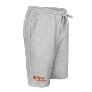 Red Ribbon Fleece Shorts - Awareness Boutique
