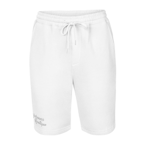 Grey Ribbon Fleece Shorts - Awareness Boutique