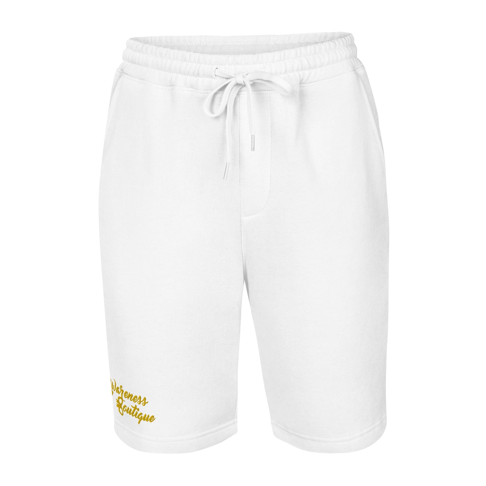 Yellow Ribbon Fleece Shorts - Awareness Boutique