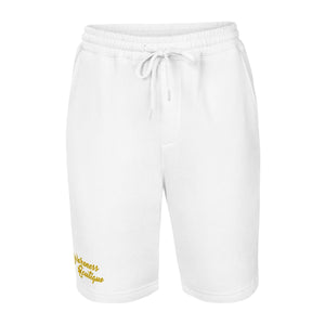 Yellow Ribbon Fleece Shorts - Awareness Boutique