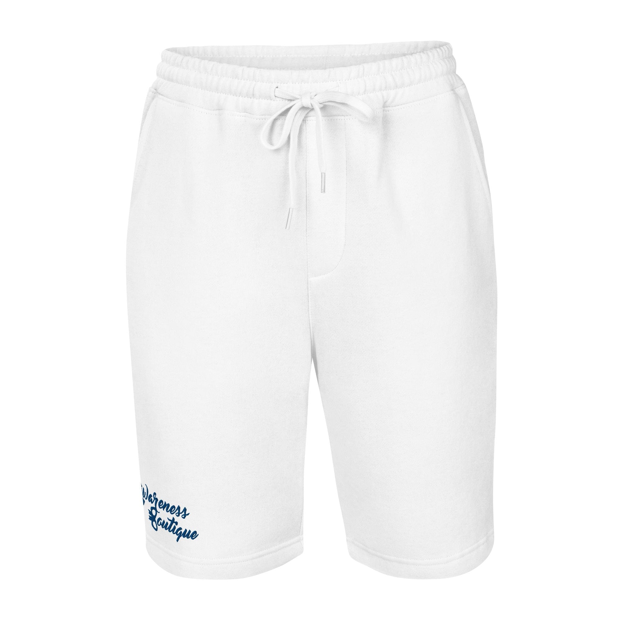 Blue Ribbon Fleece Shorts - Awareness Boutique