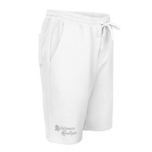 Grey Ribbon Fleece Shorts - Awareness Boutique