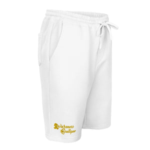 Yellow Ribbon Fleece Shorts - Awareness Boutique