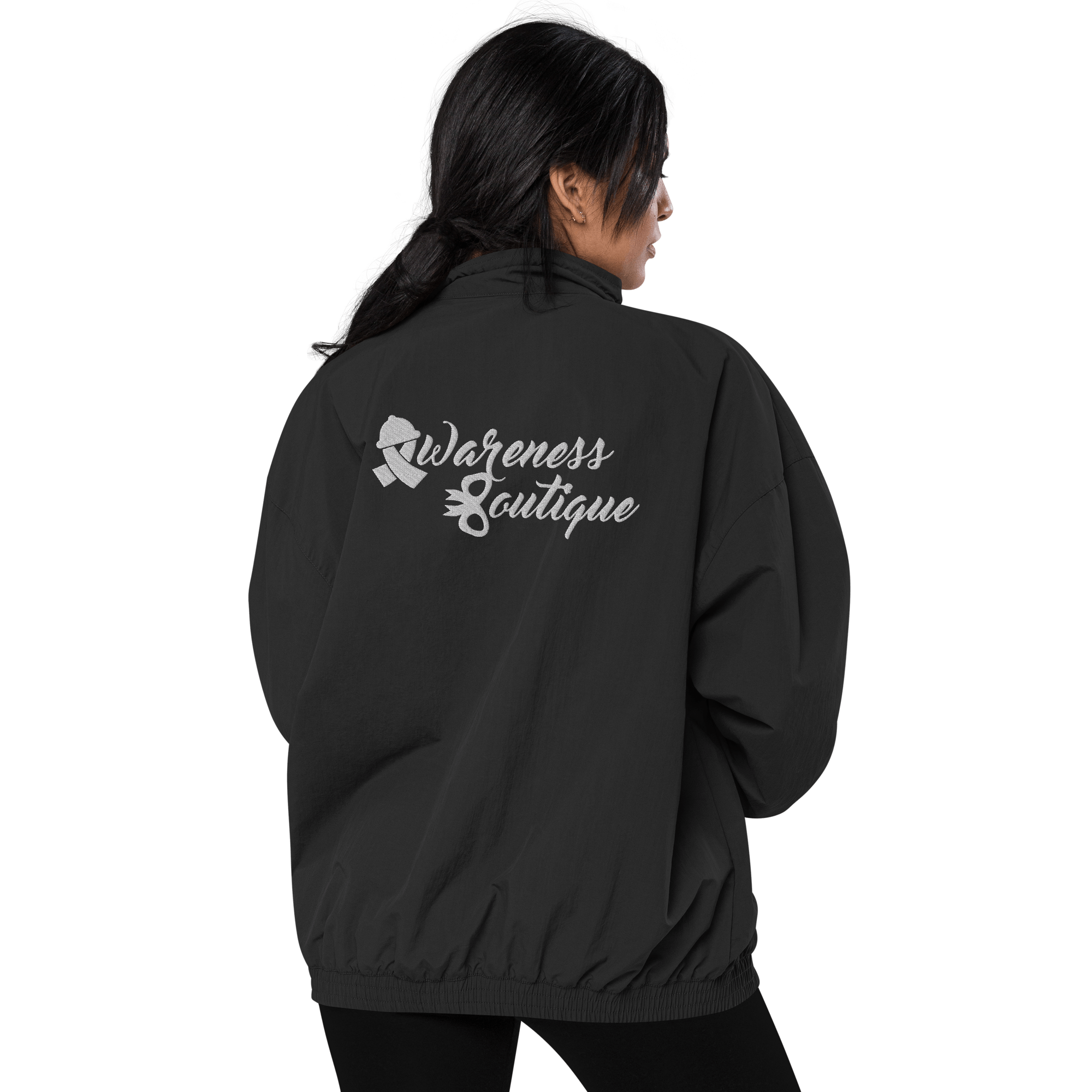 Awareness Boutique Recycled Tracksuit Jacket {Embroidered Logo} - Awareness Boutique