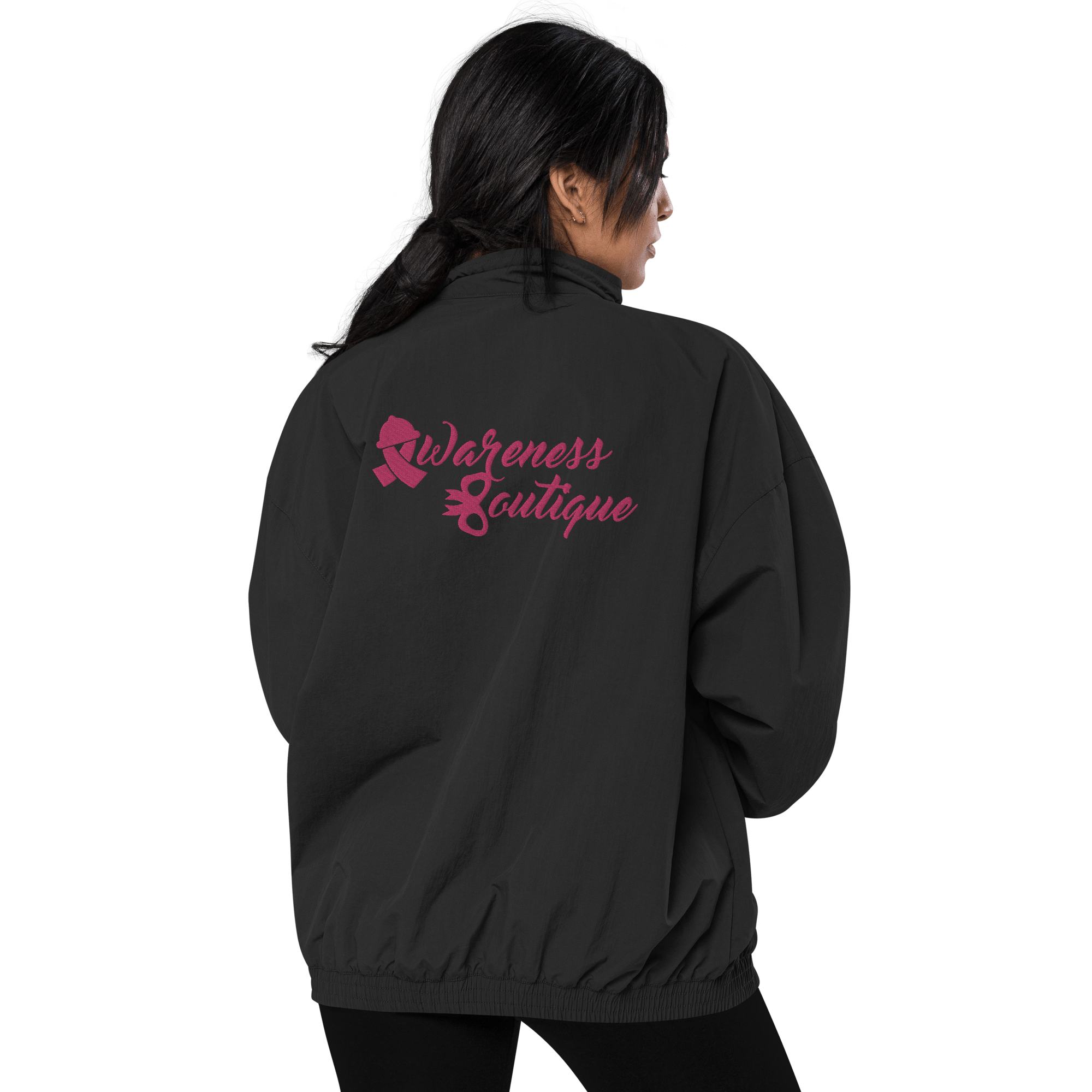 Awareness Boutique Pink Ribbon Recycled Tracksuit Jacket - Awareness Boutique