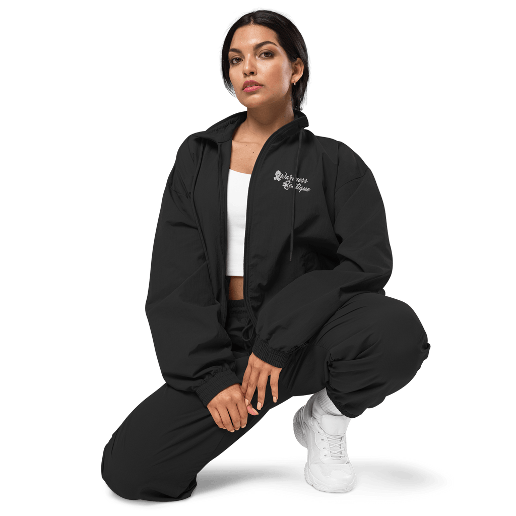 Awareness Boutique Recycled Tracksuit Jacket {Embroidered Logo} - Awareness Boutique