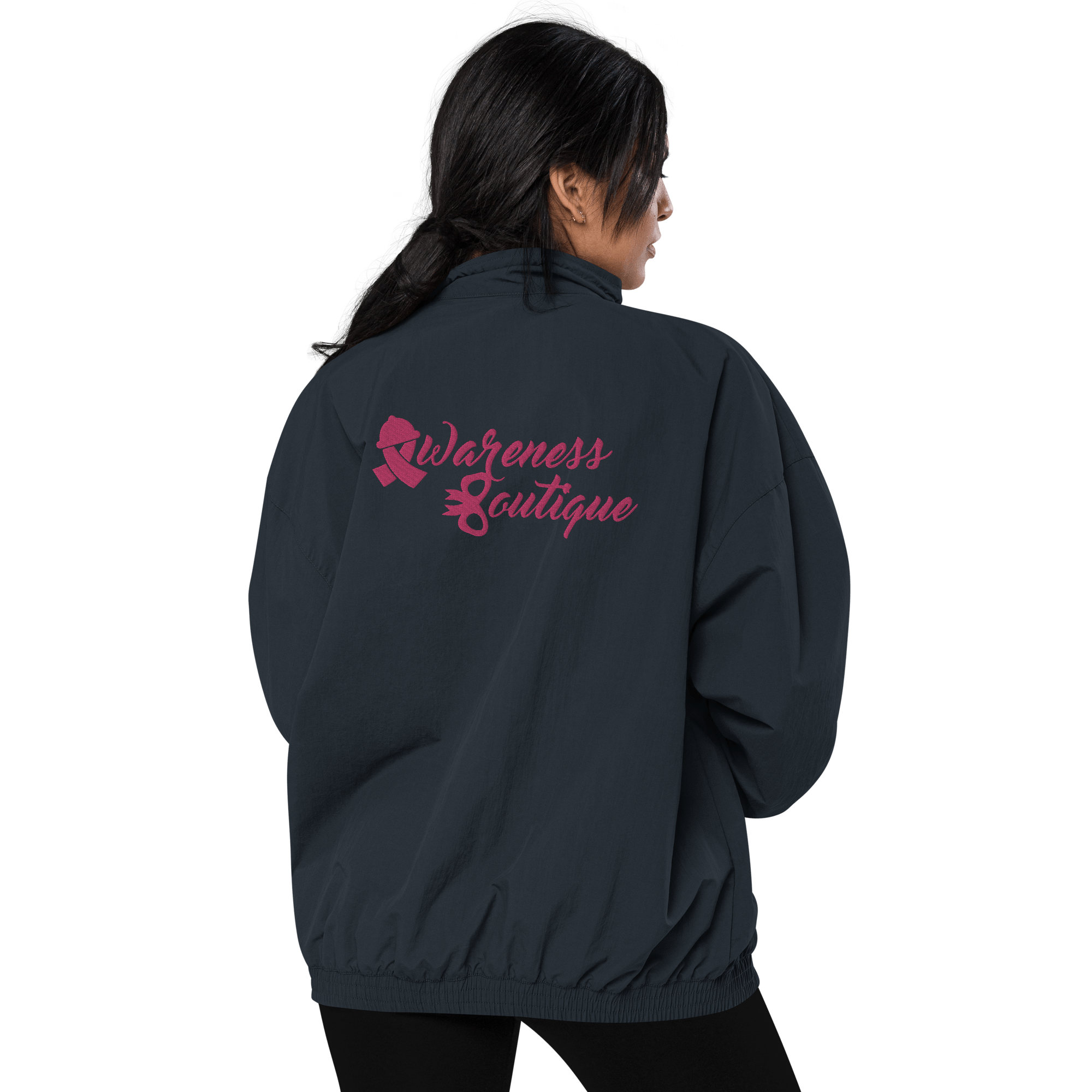 Awareness Boutique Pink Ribbon Recycled Tracksuit Jacket - Awareness Boutique