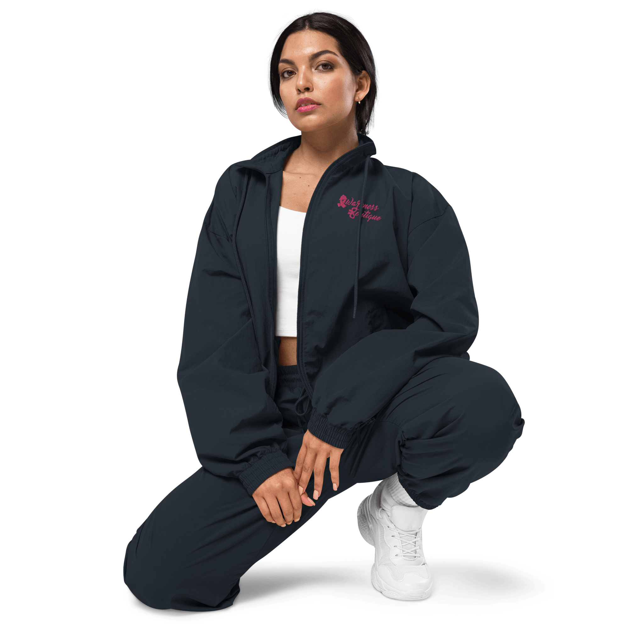 Awareness Boutique Pink Ribbon Recycled Tracksuit Jacket - Awareness Boutique