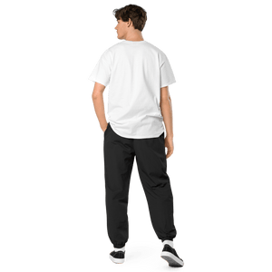 Awareness Boutique Red Ribbon Recycled Tracksuit Pants - Awareness Boutique