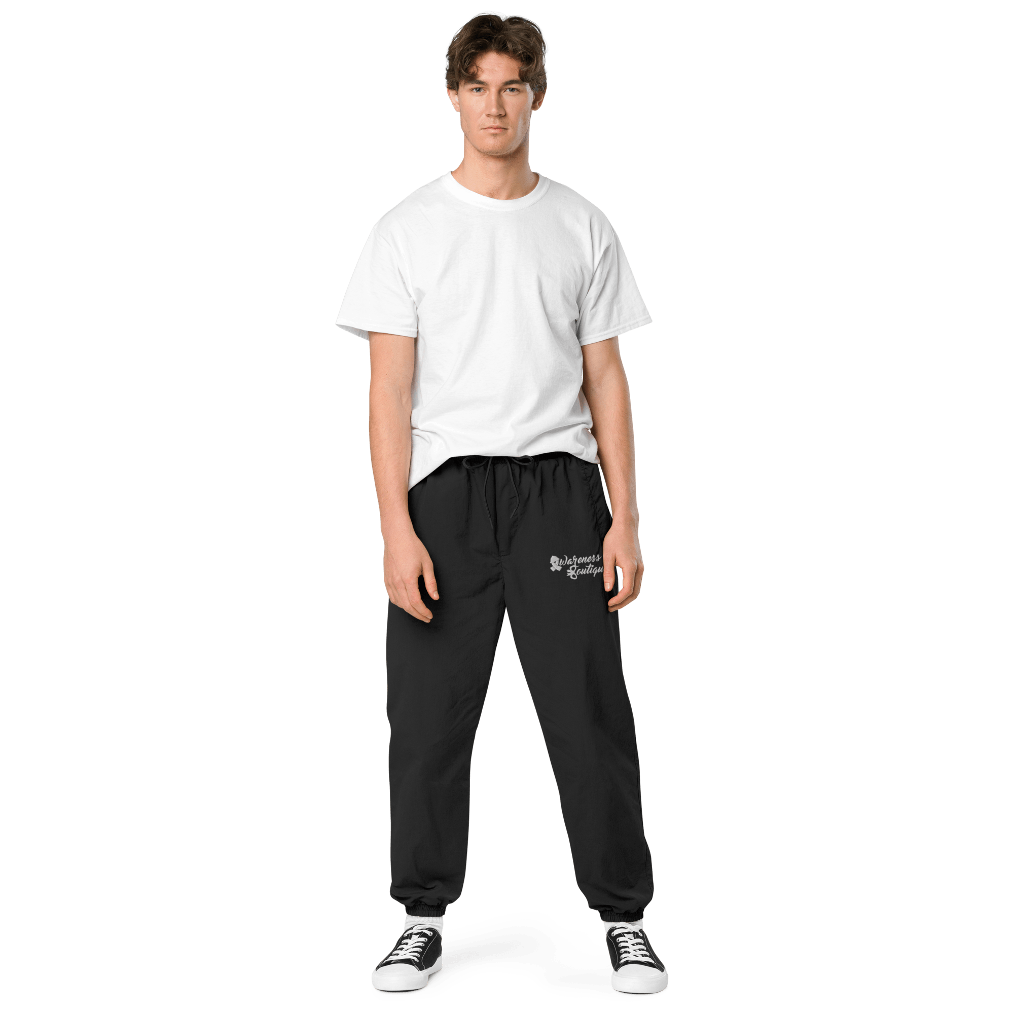 Awareness Boutique Recycled Tracksuit Pants {Embroidered Logo} - Awareness Boutique