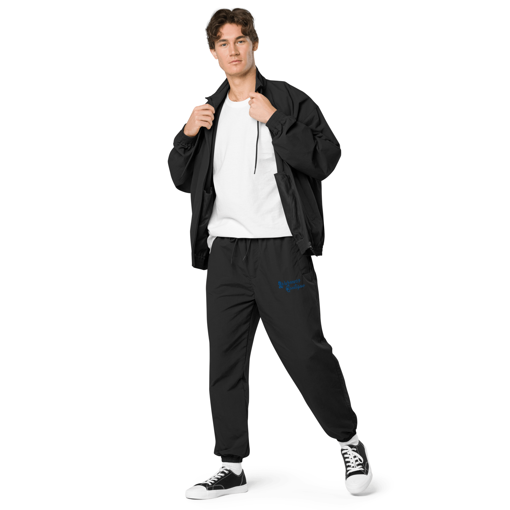 Awareness Boutique Royal Blue Recycled Tracksuit Pants - Awareness Boutique